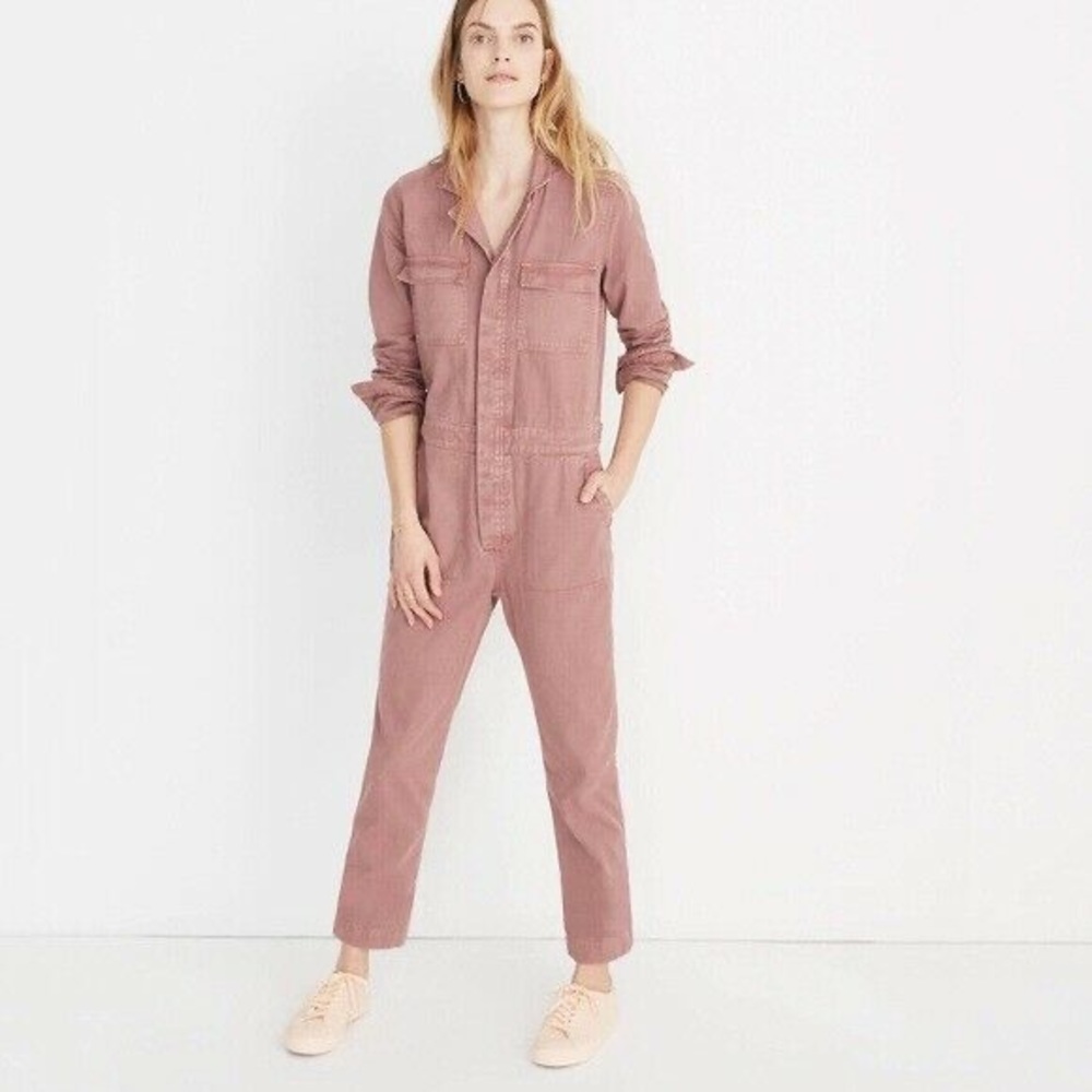 Dried Rosebud Colored Madewell Jumpsuit